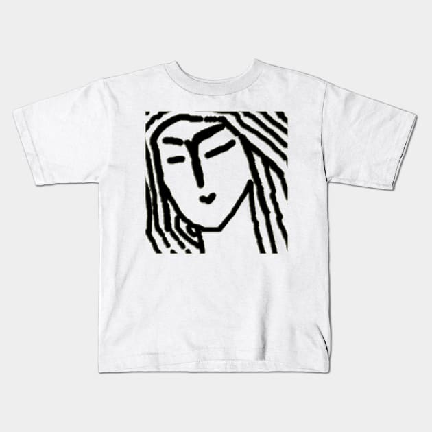 Woman of Bengal Kids T-Shirt by mindprintz